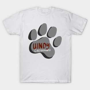 University of Indianapolis Greyhounds Paw Print T-Shirt